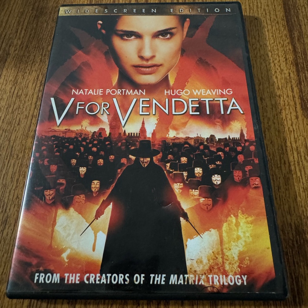 V For Vendetta DVD